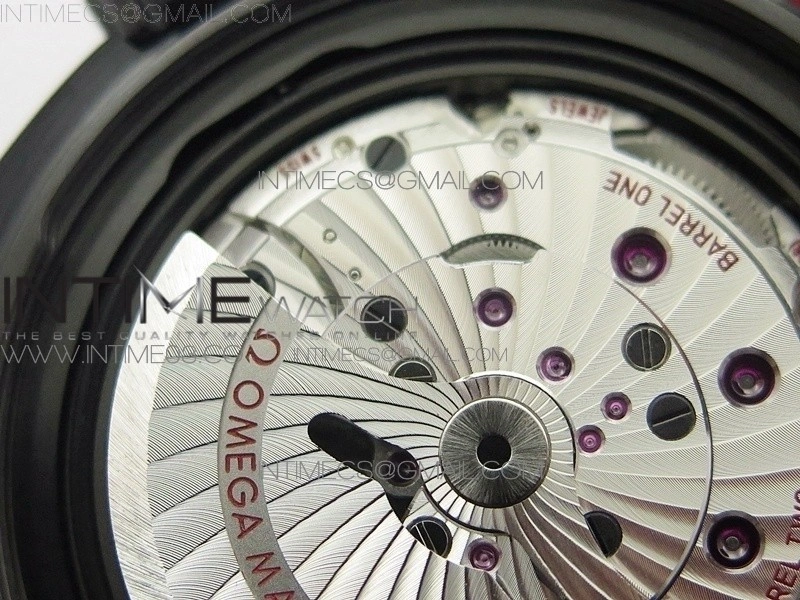Planet Ocean 45.5mm Deep Black Real Ceramic VSF 1:1 Best Edition on Black Nylon Strap A8906 Super Clone